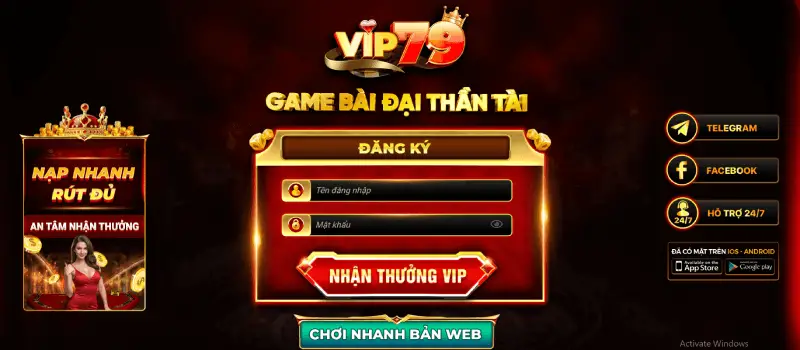 Nhà Cái VIP79 - Cổng Game Bài Kiếm Tiền Đại Thần Tài